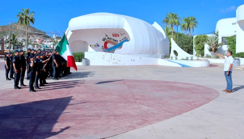 Delegación de Cabo San Lucas reanuda actividades con ceremonia cívica