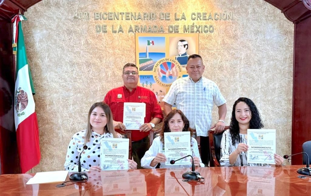 Designan a titulares de cuatro coordinaciones de Desarrollo Urbano en Los Cabos
