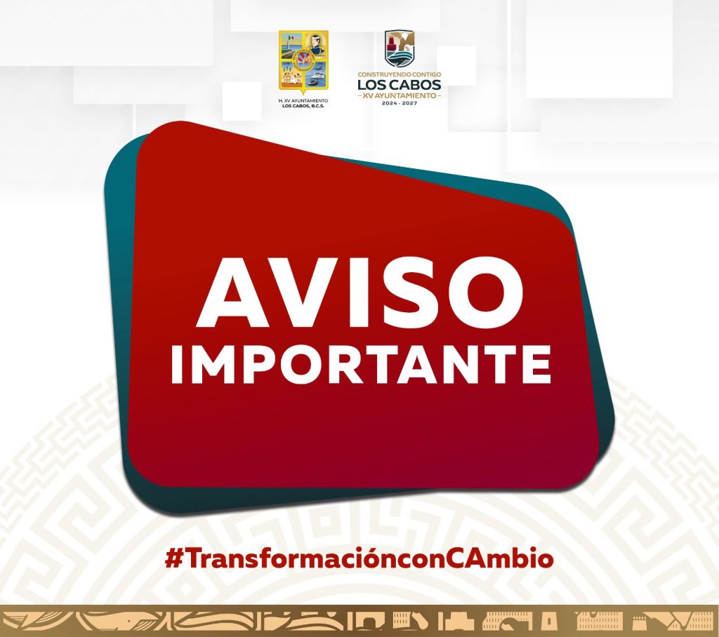 Llama XV Ayuntamiento de Los Cabos a extremar precauciones por pronóstico de lluvias